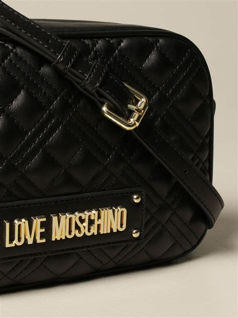 love moschino quilted crossbody bag.